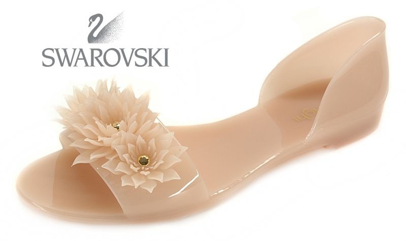 Балетки резиновые пляжные Menghi (Италия), 908/LOTO Rosa Gel