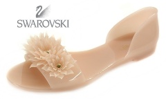 Балетки резиновые пляжные Menghi (Италия), 908/LOTO Rosa Gel
