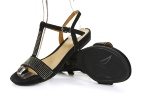 Сандалии со стразами замшевые Caprice (Германия), 28109-24-004