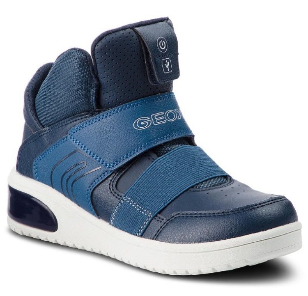 Кроссовки светящиеся Geox (Италия), J847QA 05411 C4002