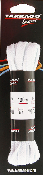 Шнурки 100 см. плоские ХБ Tarrago (Испания), TL
