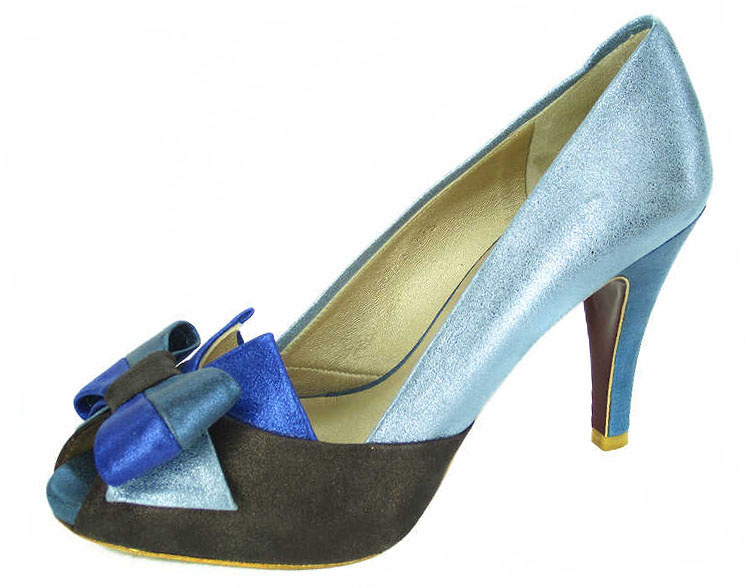 Туфли женские Carmen Poveda (Испания), 63002blue