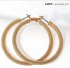 Серьги «Элеа» золотые кольца 5*5 см, Frederic M (Франция), L459P