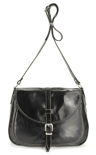 Сумка седло через плечо Bagia (Италия), GIA14244 Nero