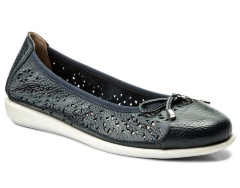 Балетки женские из оленьей кожи Caprice (Германия), 22118-20-840