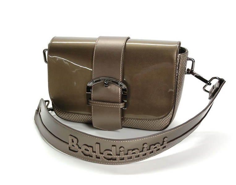 Сумка с широким ремнем через плечо Baldinini (Италия), 820407 BRONZO