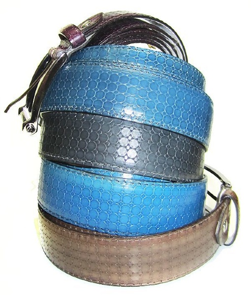 Ремень мужской Koil (Италия), 6048/35 azzurro