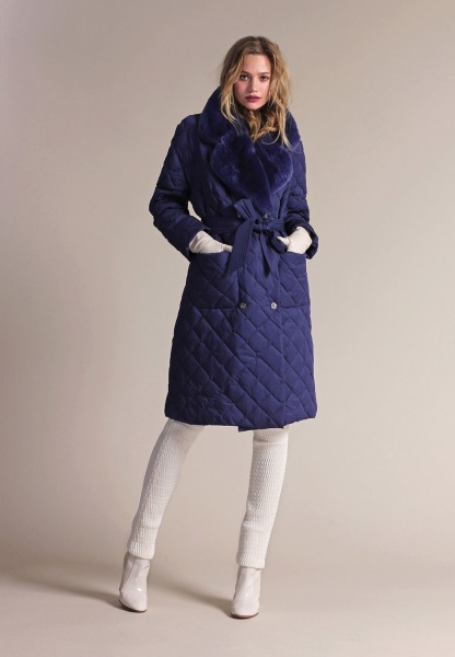 Пуховик женский Naumi (Россия), N17 19 01 BLUE