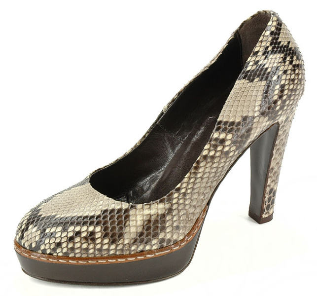 Туфли женские из кожи питона Santoni Donna (Италия), 3003