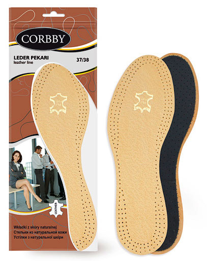 Стельки LEDER PEKARI, Corbby (Польша)