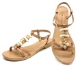 Сандалии с бусинами Prativerdi (Италия), 761-728C55 BEIGE