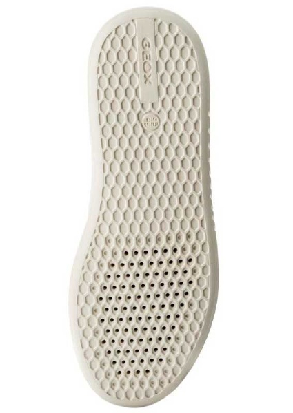 Кроссовки белые на высокой подошве Geox (Италия), D828DA 00085 C1000